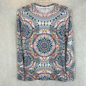 Geometric Long-sleeve Shirt